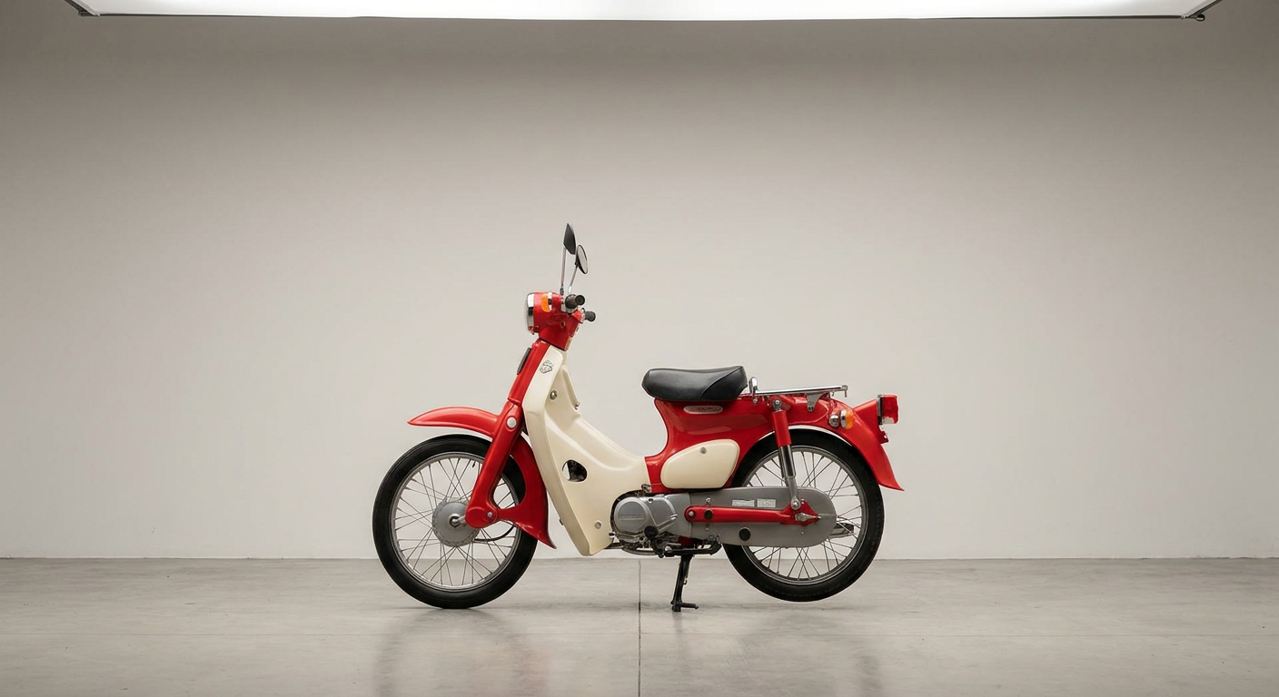 Illustrasjon av Honda C90 Super Cub