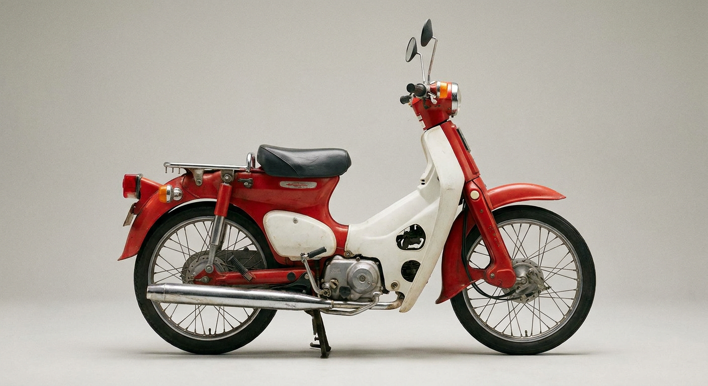 Illustrasjon av Honda C90 Super Cub
