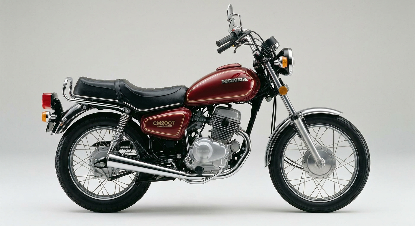 Illustrasjon av Honda CM200T