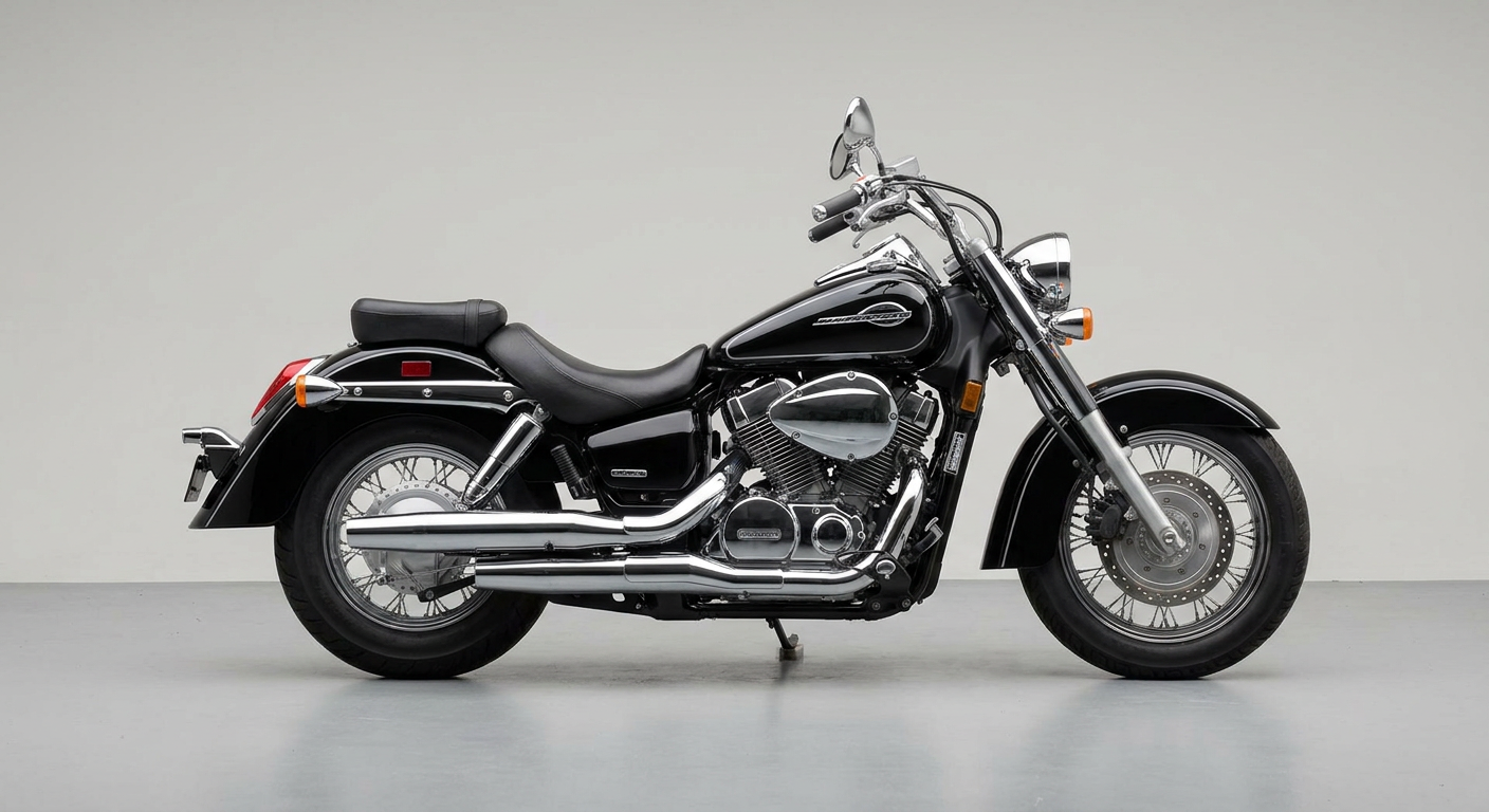 Illustrasjon av Honda VT750DC Black Widow