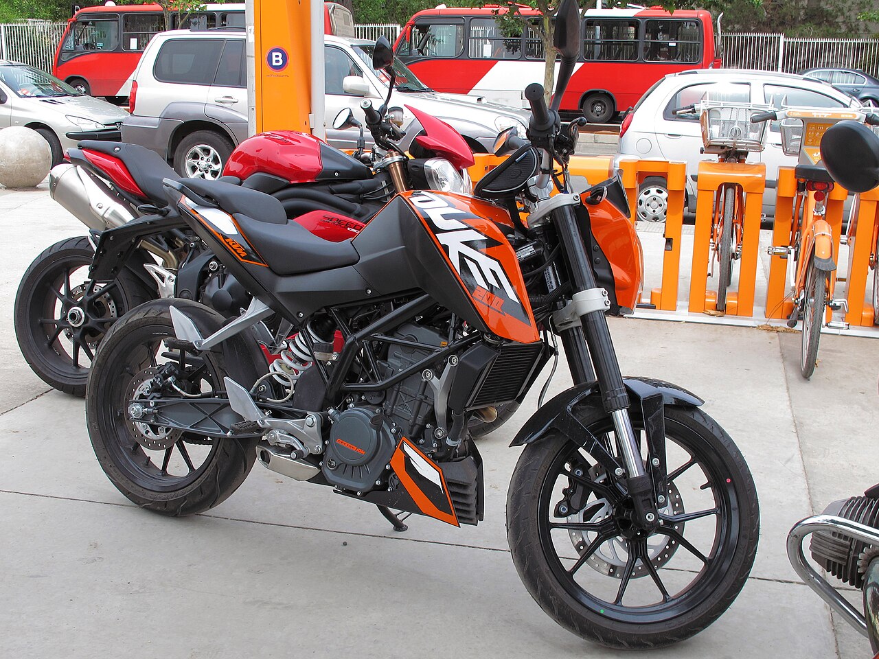 KTM 200 Duke motorsykkel